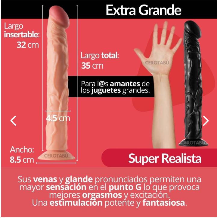 Dildo Consolador Gigante Xxl DIL022