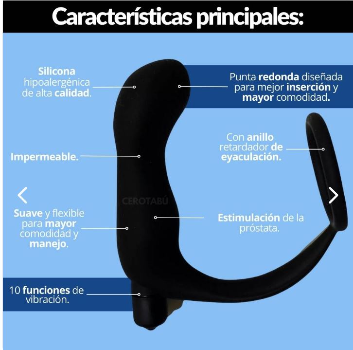 Vibrador Masajeador Prostatico ANL022