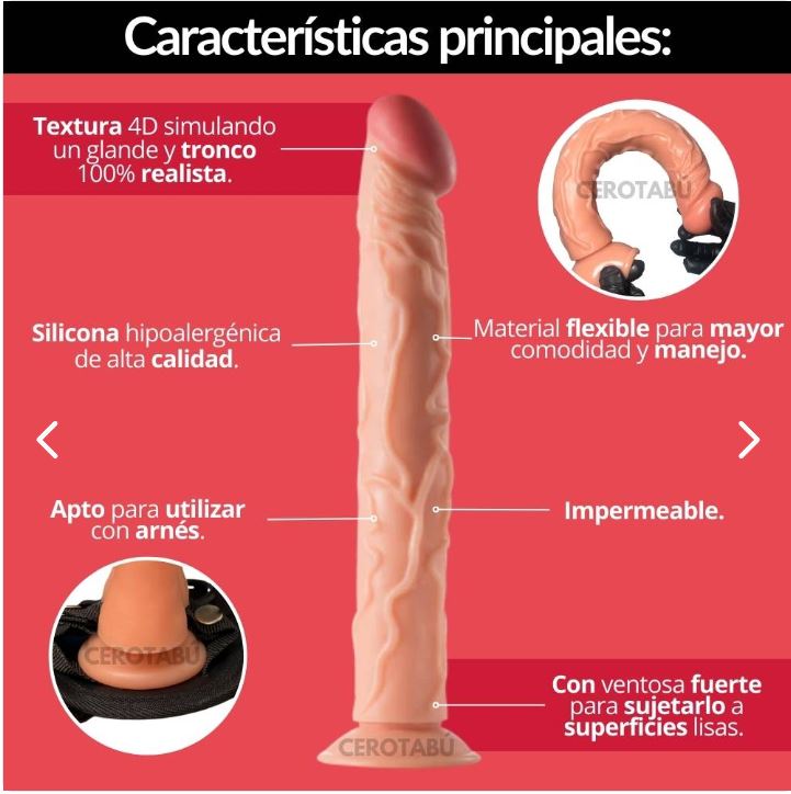 Dildo Consolador Gigante Xxl DIL022
