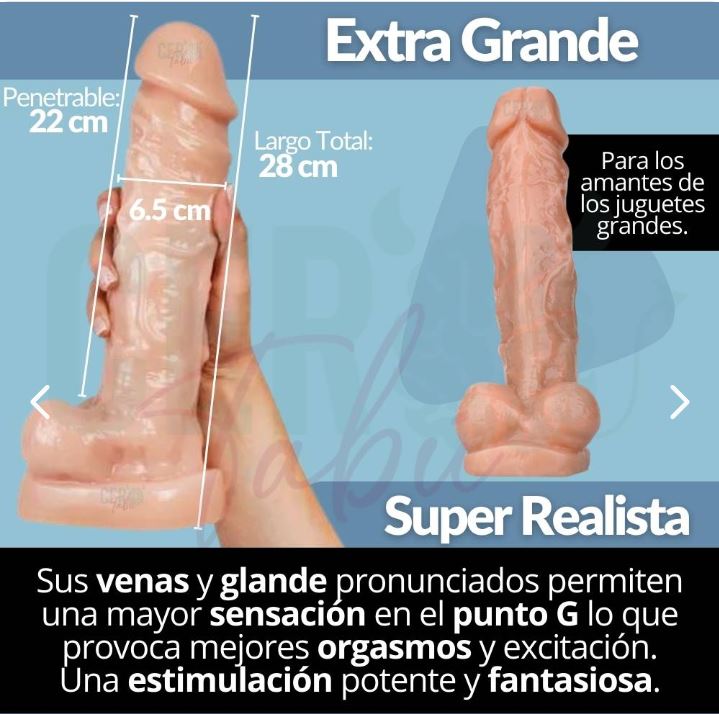 Dildo Realista Grande Consolador  DIL023