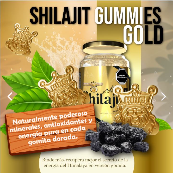 Duo Shilajit Gold Gomas Envase de 60 Und